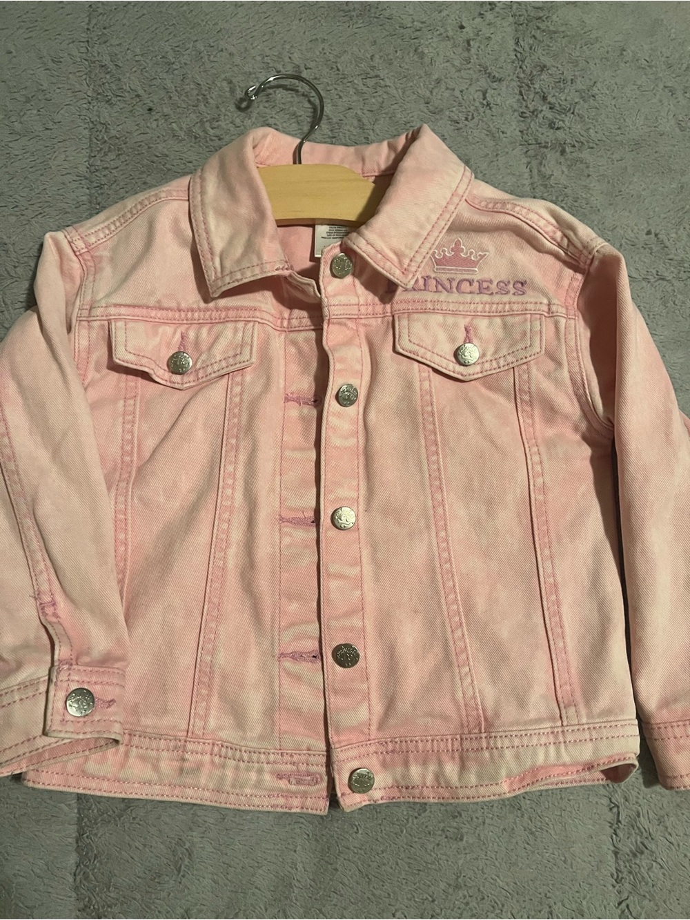Disney Pink 'Princess' Denim Jacket